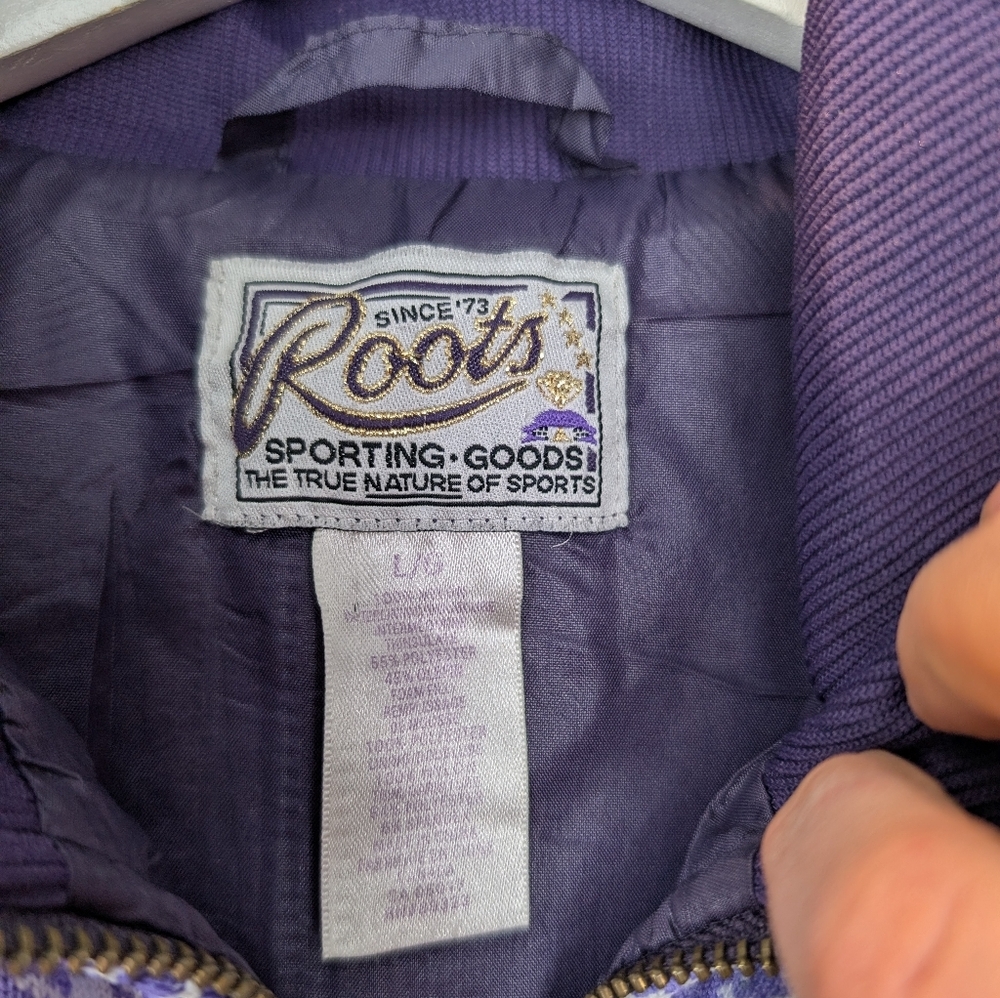 Roots Vintage Purple Vest Size L In EUC - Picture 3 of 9